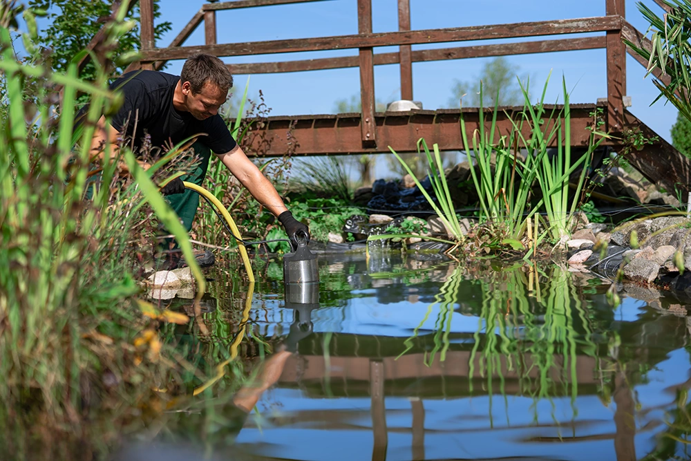 Teichbau Gartenteich anlegen lassen